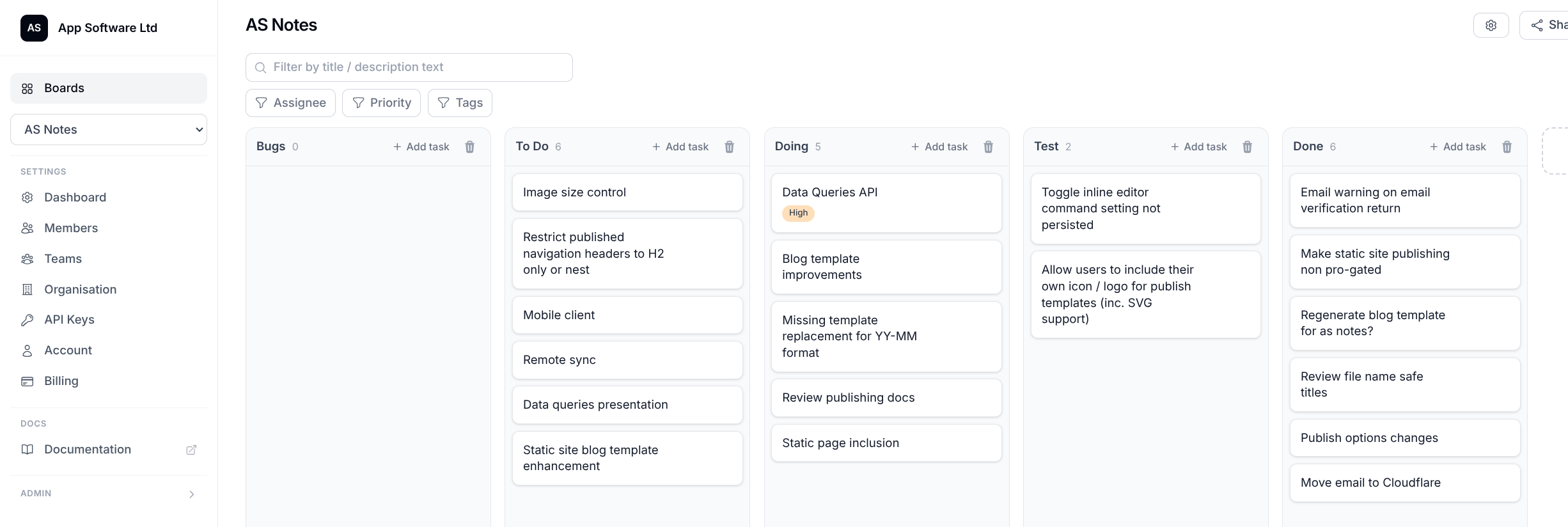 AgentKanban task board