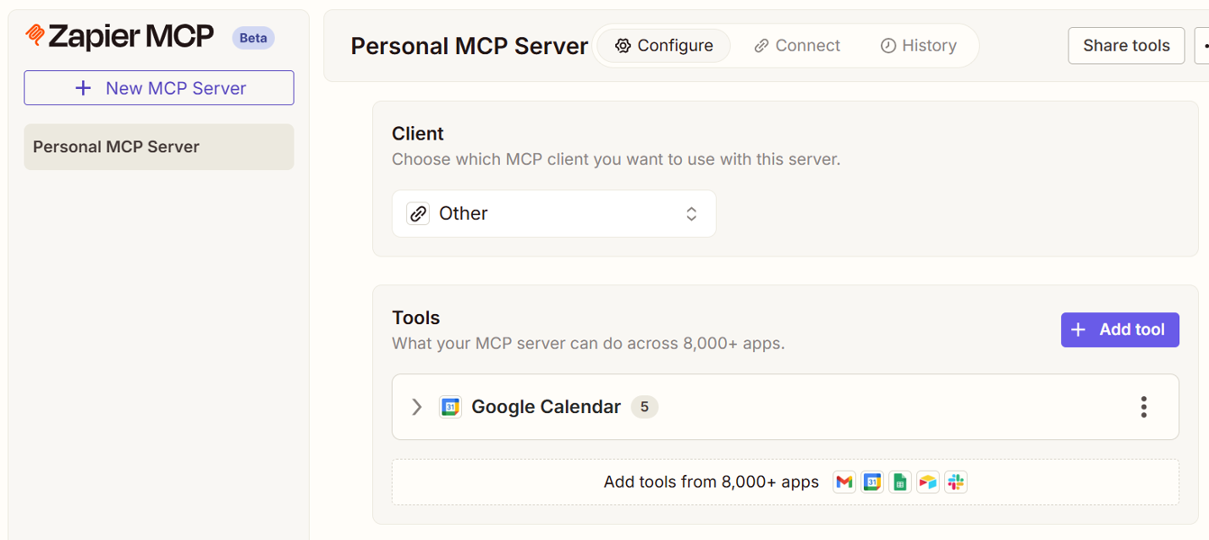 Zapier MCP Server