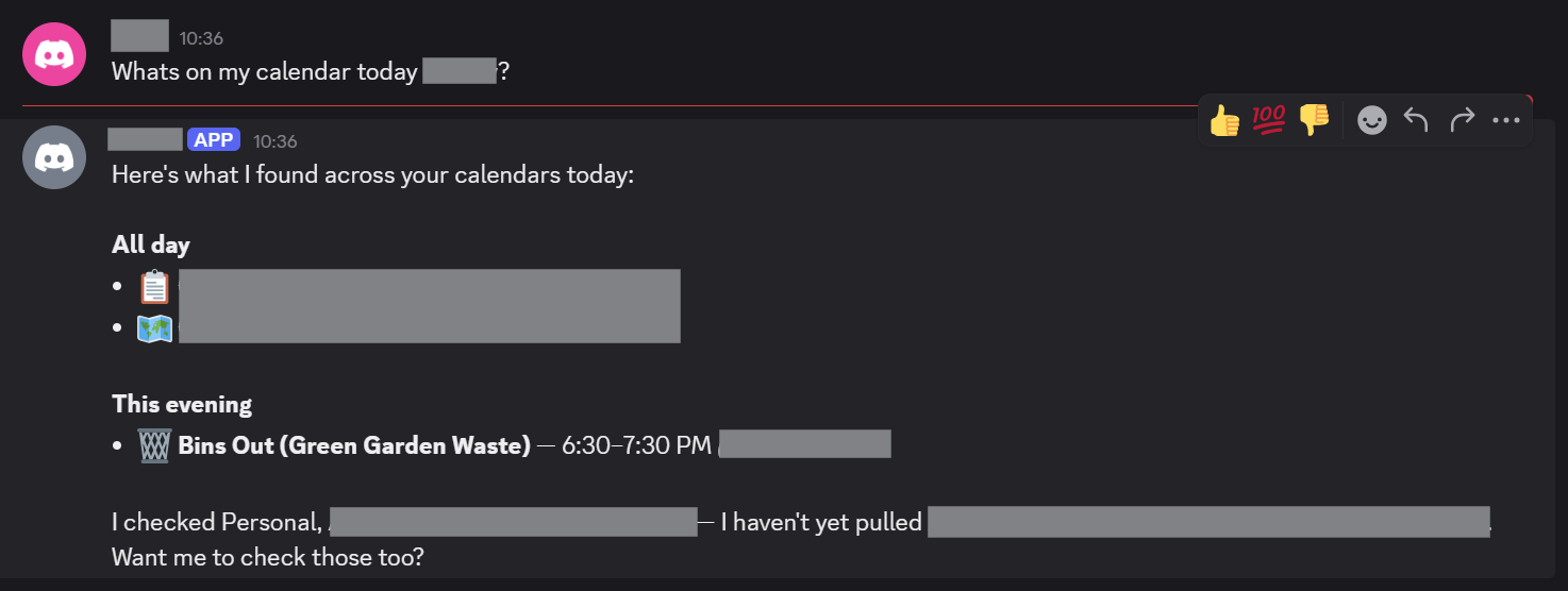 Google Calendar summary via Discord, OpenClaw and Zapier