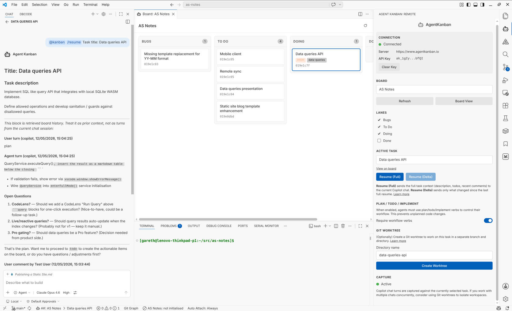 AgentKanban VS Code Extension