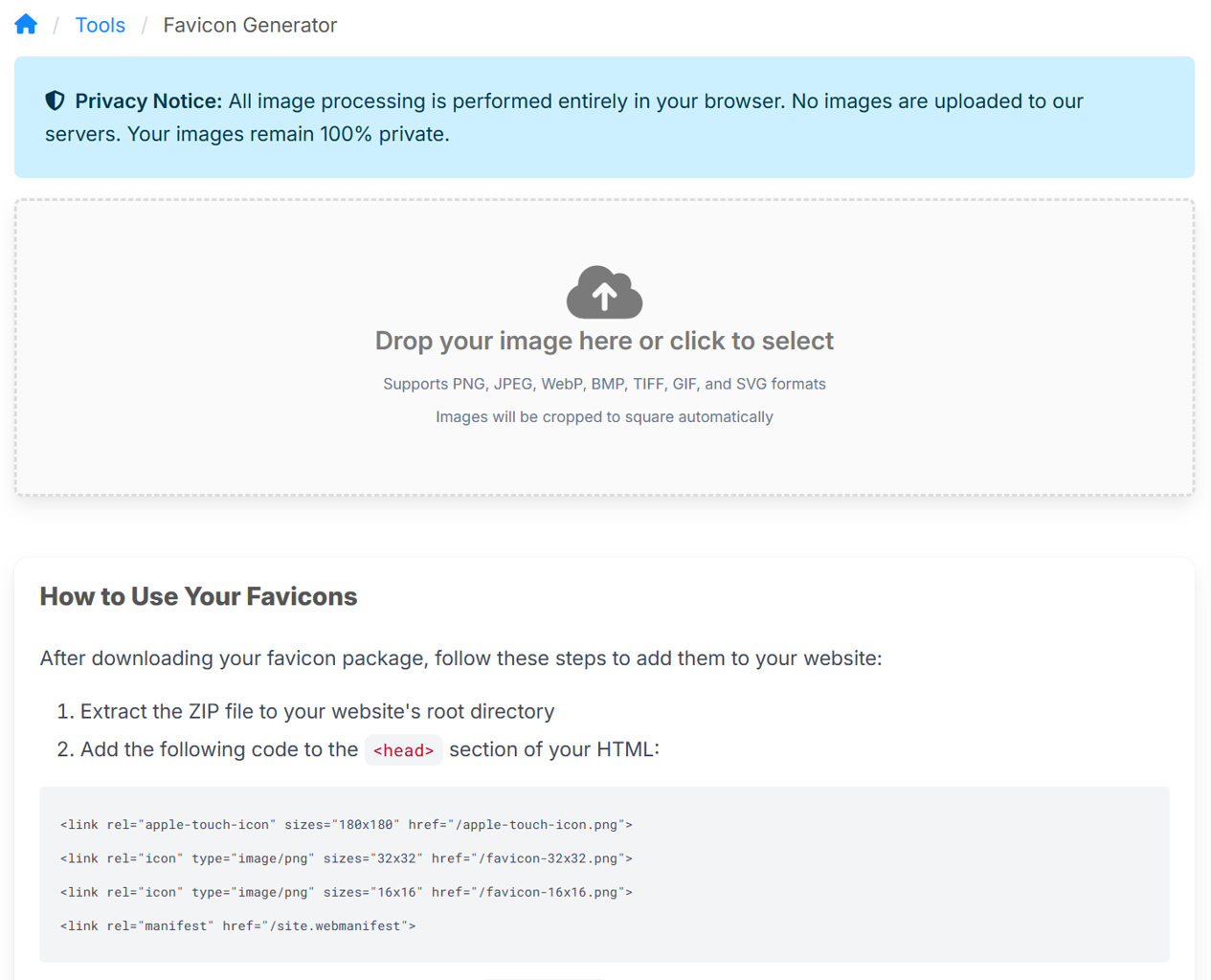 Favicon / Icon Generator